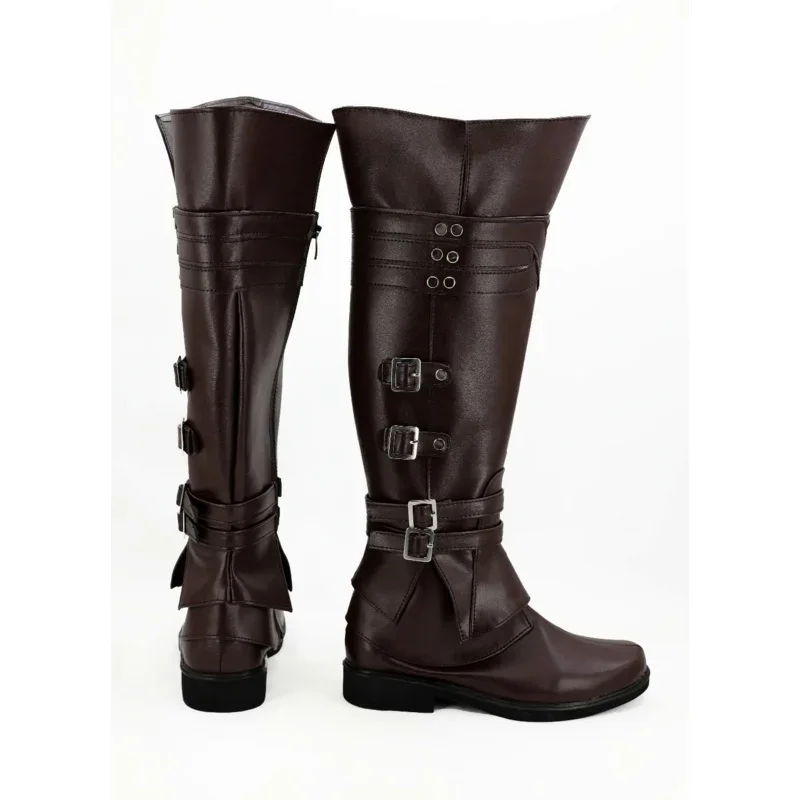 Gioco Cosplay Ezio Auditore Stivali Cosplay scarpe Ezio Stivali Accessori costume Cosplay Q