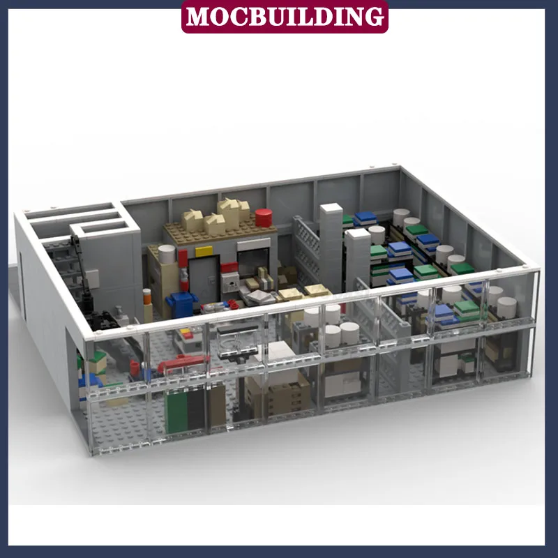 MOC City Office Modular Set Building Block Assembly House Collection Series Toy Gift