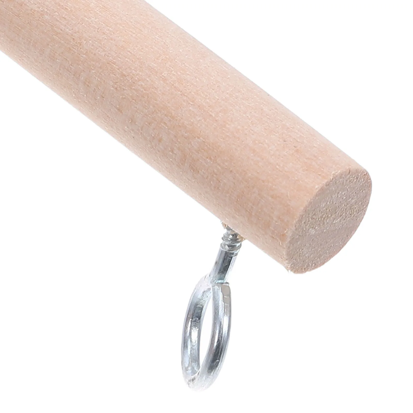 1セット木製装飾スタンド丸型球形ベース、ベビーモバイルフレーム吊り下げ用DIY組み立て保育園モバイルハンガーキット