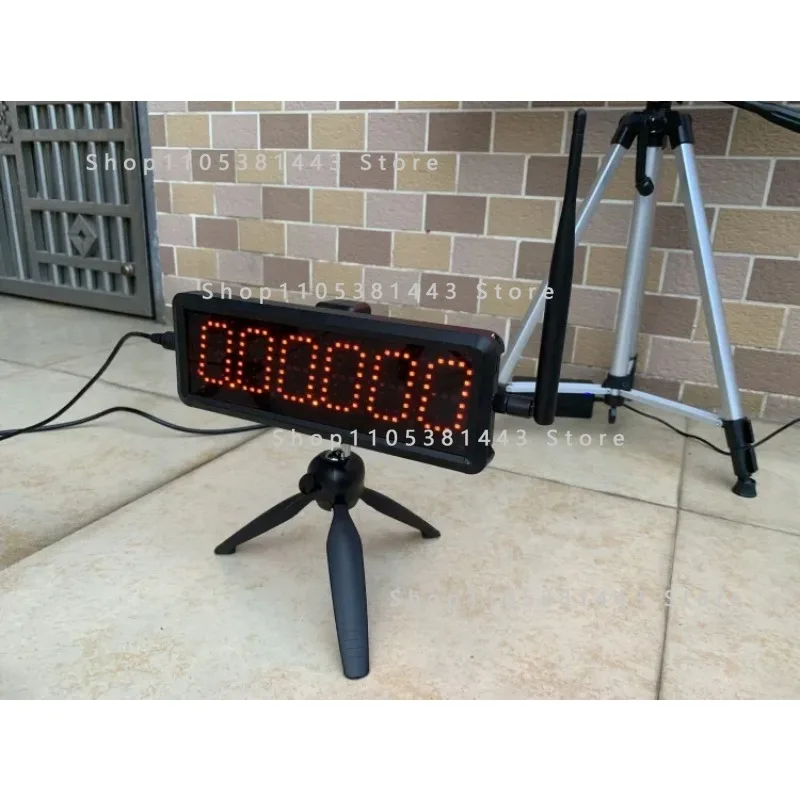 

Racing wireless timer trai-ning sprint physical fitness te-st sports timing remote large screen synchronous display