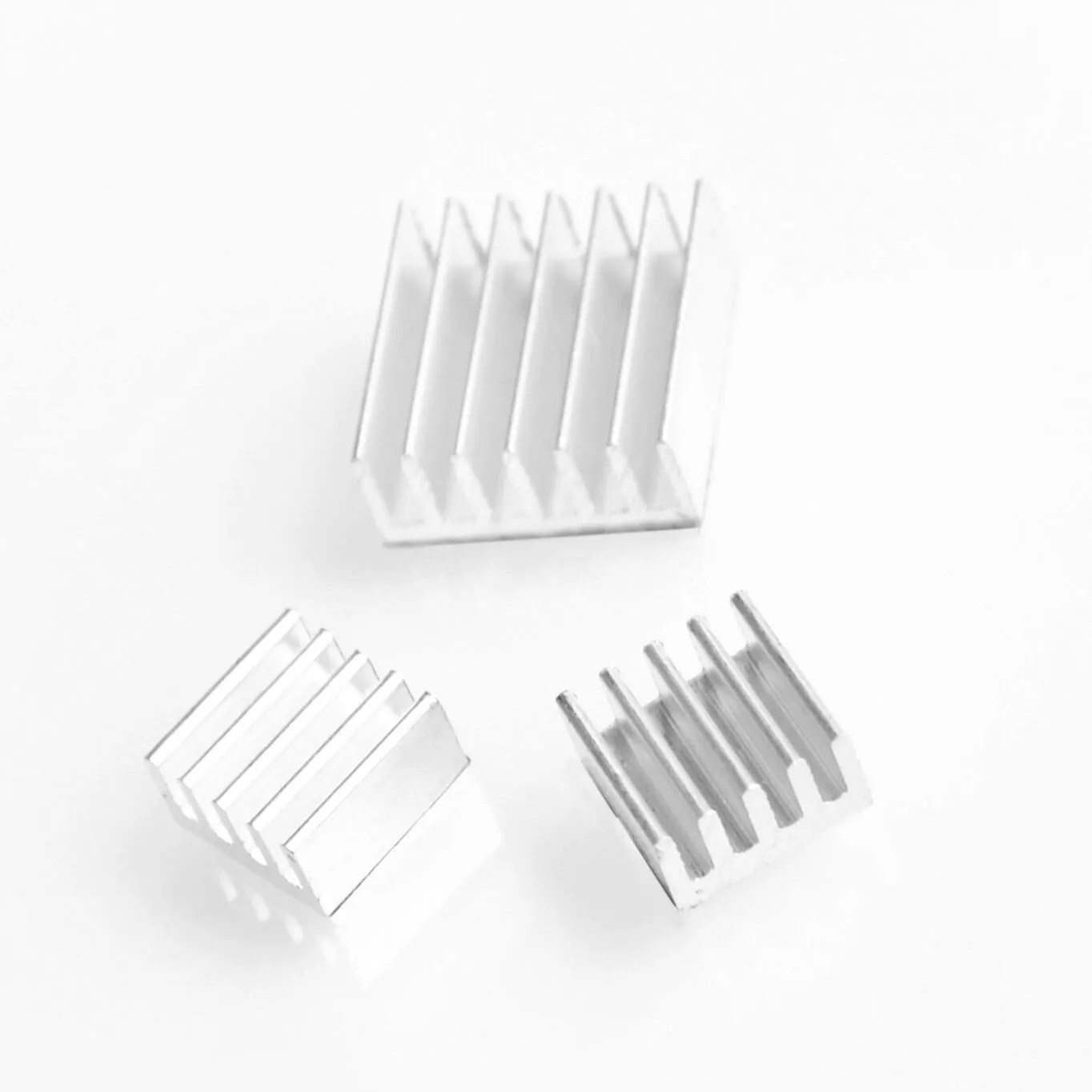 2/3/20pcs a set Raspberry pi electronic heat sink aluminum profile 3 pieces of bulk packaging also adhesive 2 small and large