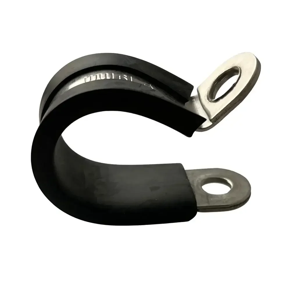 固定ゴムライニング付きステンレス鋼パイプクランプ,温度-40 °,cto 120 ℉ c,350% の延長,破壊硬度,55 ± 5