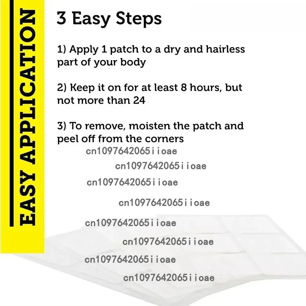 30 Patches Volcano Testosteron Booster mit explosiven Stickoxid Booster Transdermal Patches.