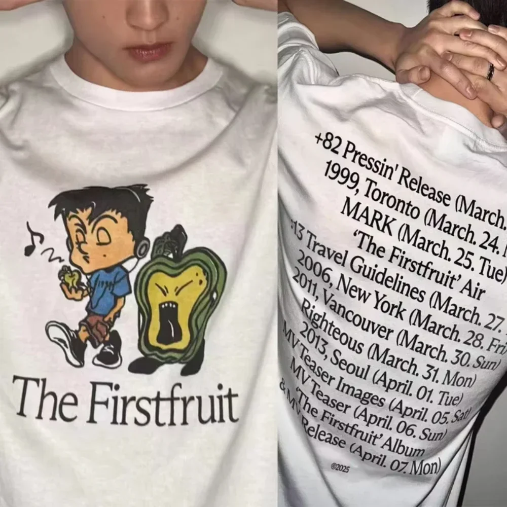 

2025 Summer Ort Sve Men Women T-shirt Support Mark Solo Album The Firstfruit Ex Loose Fit Breathable Summer Casual Round Ne Tee