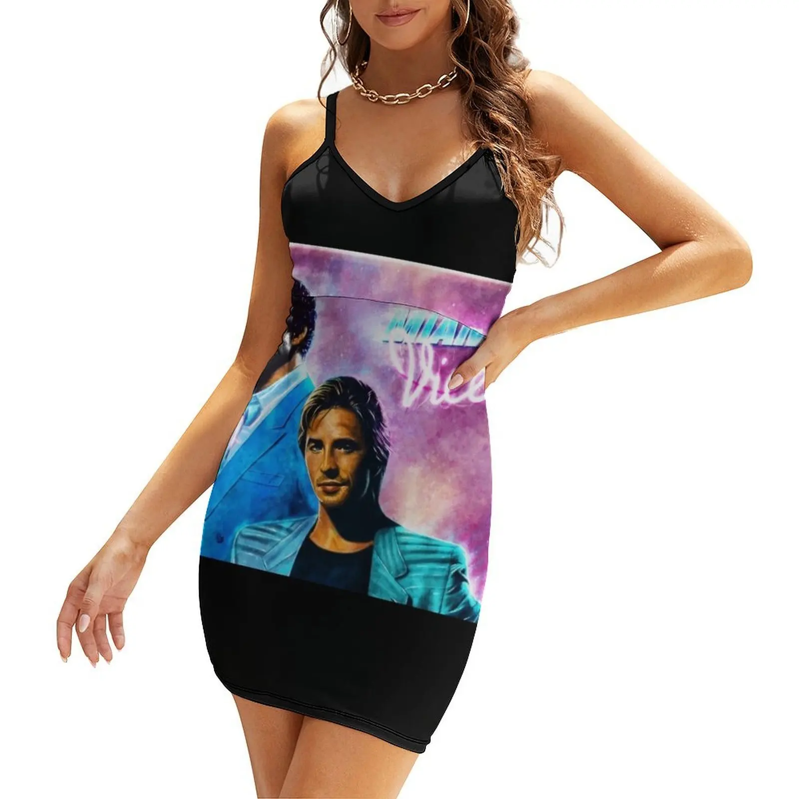

MIami Vice - Crockett and Tubbs Sling Dress summer dresses for women 2025 women's dresses luxury Women's summer dresses
