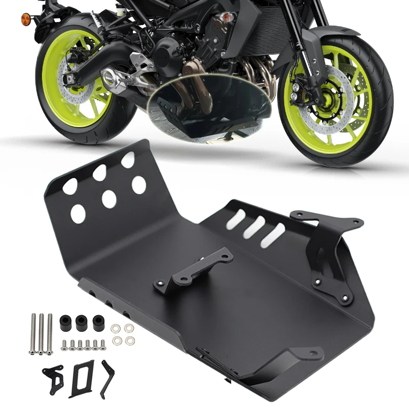 Para Yamaha MT09 FZ09 MT FZ 09 2014-2019 2020 2021 XSR900 Tracer 900 Base de motor de motocicleta cubierta de protección de chasis placa de deslizamiento