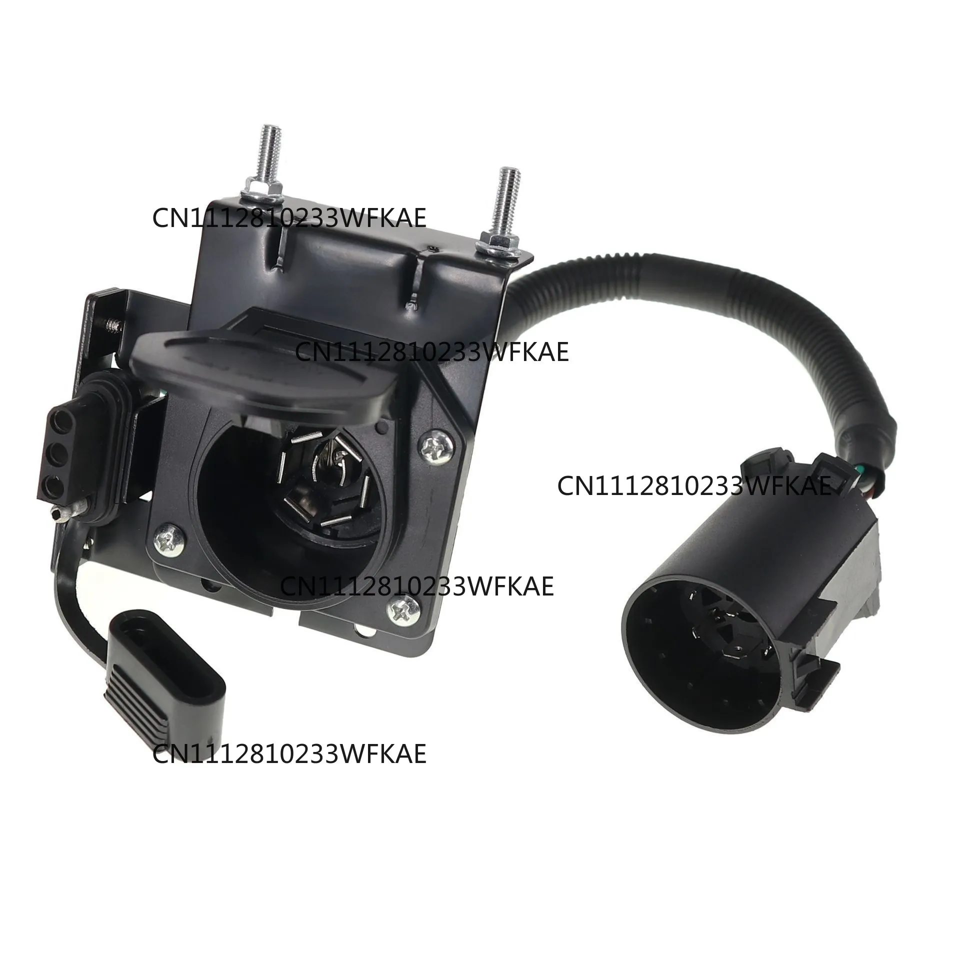 Cross-border dedicated American adapter socket connection pickup RV off-road vehicle connector 4 + 7 pin plug trailer cable