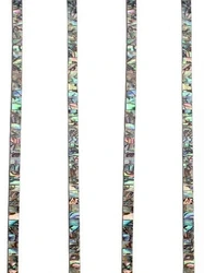 4x Guitar Abalone Shell Strip Binding Flexible Purfling 400x6mm Inlay Luthier builder 2A