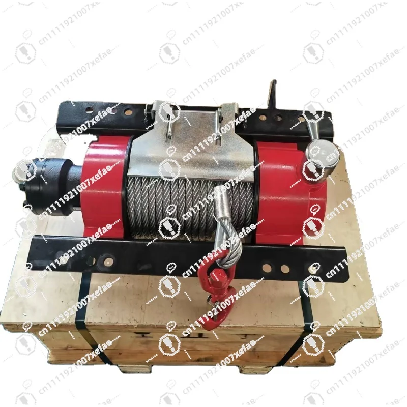

5-Ton to 50-ton heavy lift hydraulic winch with planetary recovery gear reducer for towing a 15-ton 33,000-pound truck