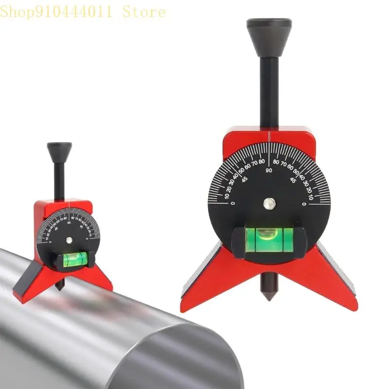 

28GF Портативная труба Центрирование инструментов Metal Center Finder для быстрого и простого выравнивания труб