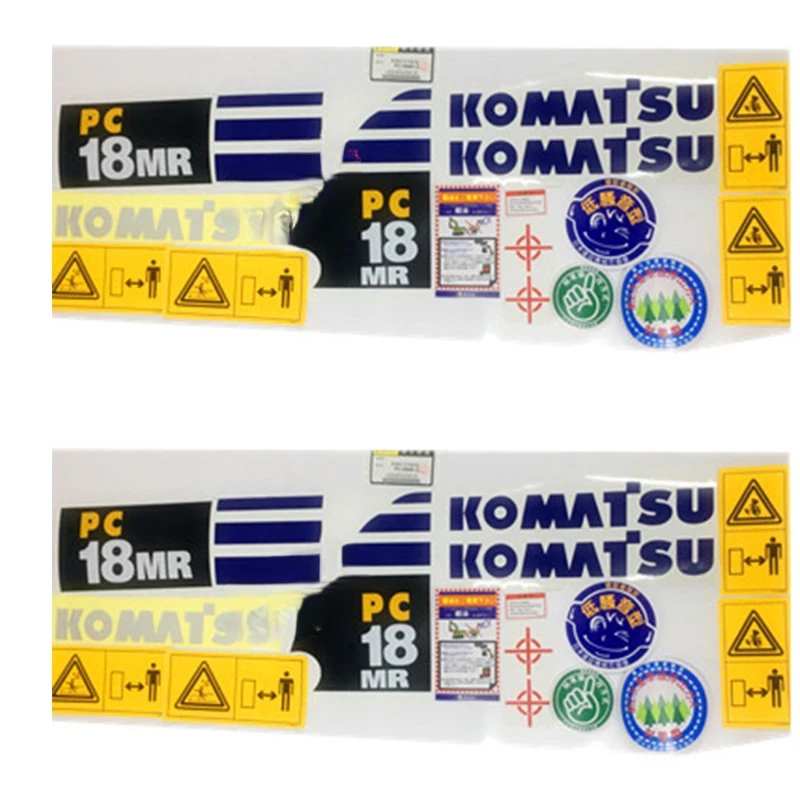 

Excavator Parts Full Car Sticker Sticker Digger For Komatsu Excavator Supplies Sticker Pc18mr/20mr/25mr