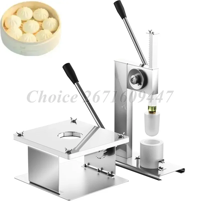 

Manual Small Stuffed Bun Maker Dumpling Steamed Machine Automatic Siopao Baozi Momo Round Making Machine For Sale