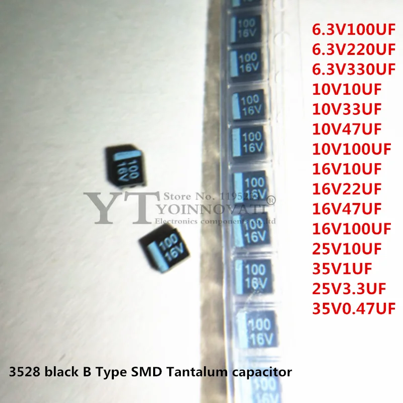 100PCS 3528 Black B… - image