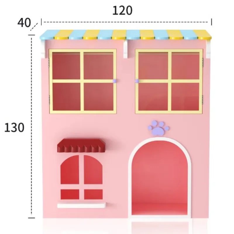 

Клетка для собак, большая вилла для домашних животных, полузакрытое кошачье гнездо, верхний шкаф, комбинация нижнего гнезда