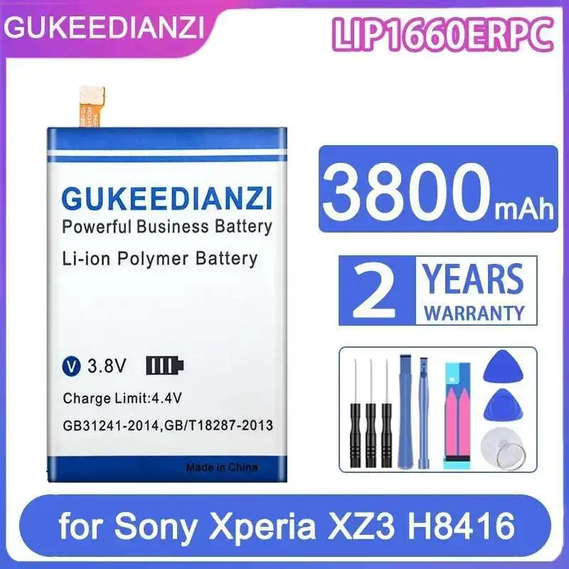 

For Sony Xperia XZ3 H8416 H9436 H9493 Durable Mobile Phone Battery LIP1660ERPC Reliable Power Supply 3800Mah