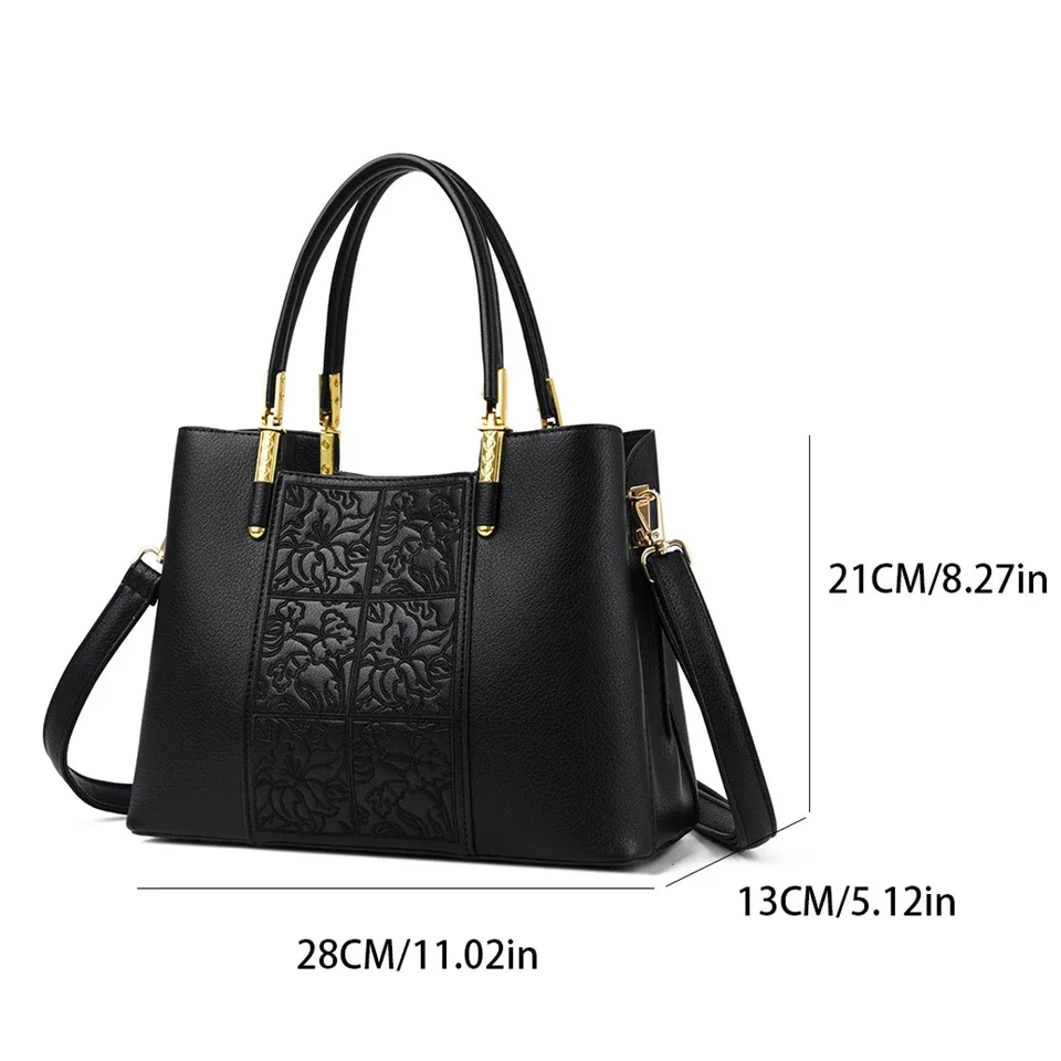 Soft Leather Luxury Handbags Women Bags Designer 3 Layers Shoulder Crossbody Sac Ladies Large Capacity Shopping Messenger Tote