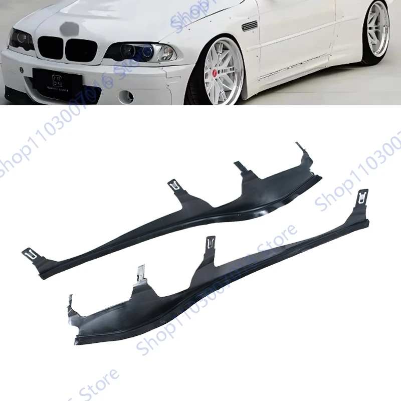 Black Rubber Upper Headlight Lamp Cover Strip Trim For BMW 3 SERIES E46 2 Door 2003-2006 63126934751 63126934752