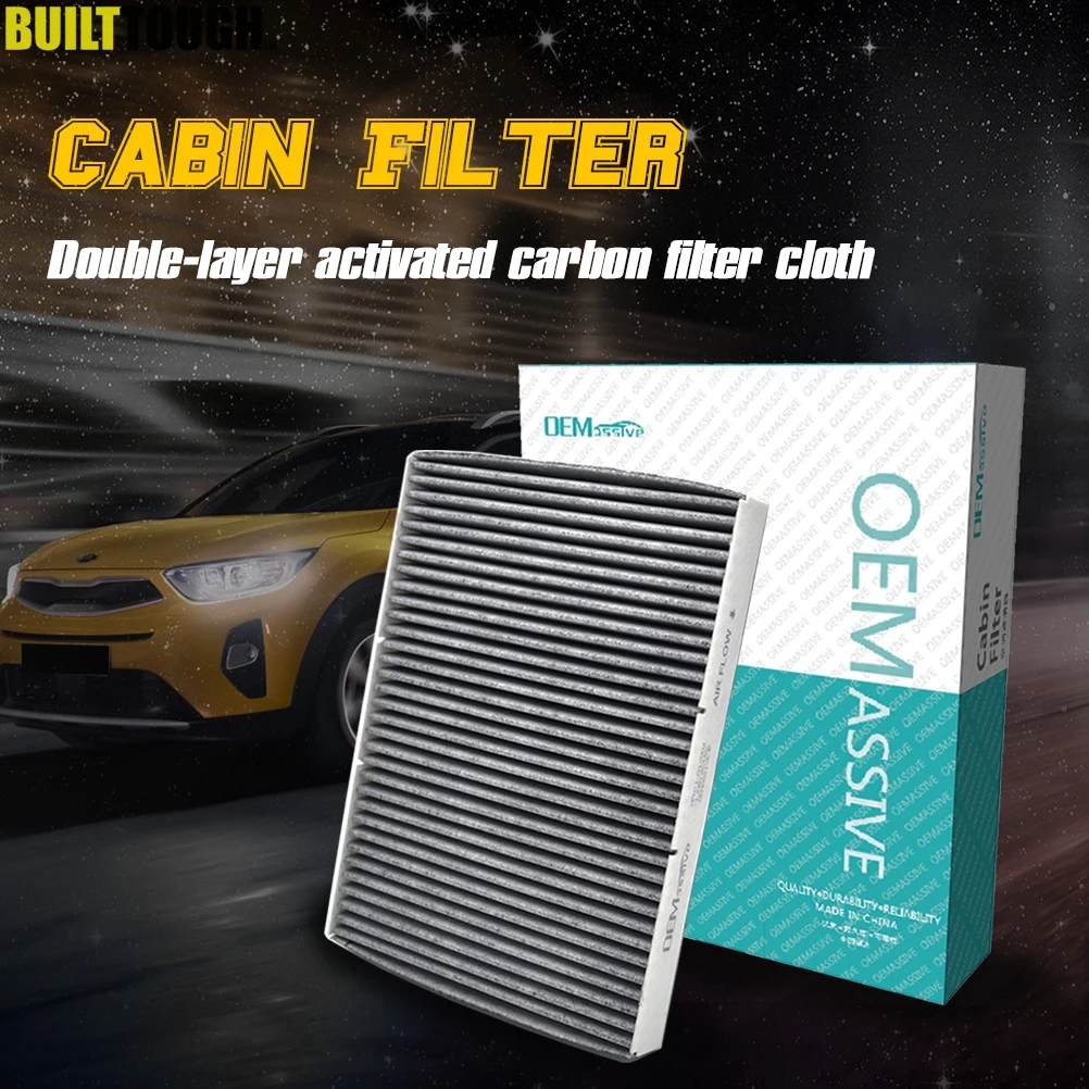 Filtro de aire de cabina de polen de coche para Volkswagen VW New Beetle Golf 4 Bora Polo Lupo Audi A3 TT Skoda Octavia 1J 0819644 Un JZW 819653