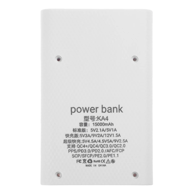 Dropship QC3.0 Dual USB Type-C PD 4x 18650 Batteria fai da te Box per Case Lightweigh