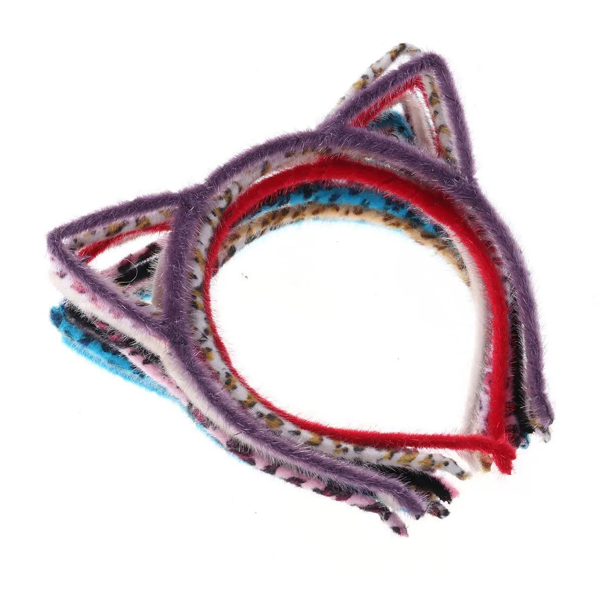 

Набор из 12 повязок на голову с кошачьими ушками: гладкая текстура, удобная посадка, для женщин и девочек, для выступлений, вечеринок, повседневного стайлинга