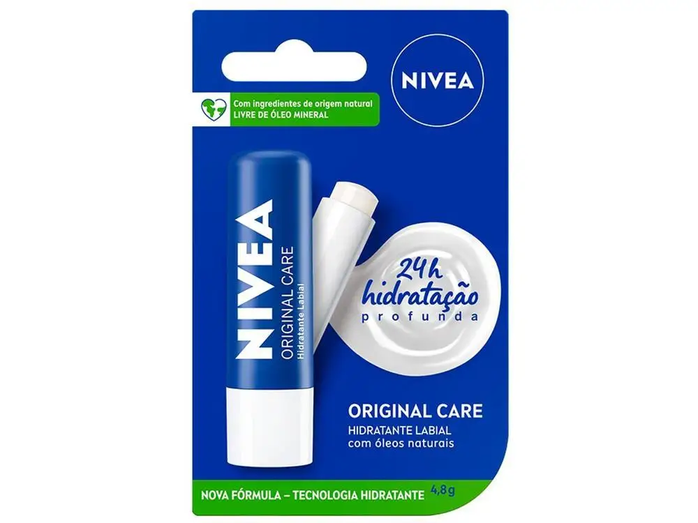 Nivea-hidratante labial Original Care 4,8G