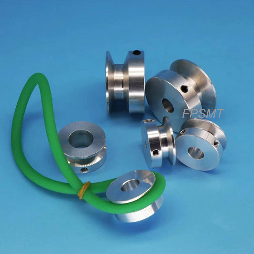 Aluminum Alloy Single‑Groove Pulley, Spindle Motor Pulley, Model Transmission Part Small Pulley, Outer Diameter 30mm