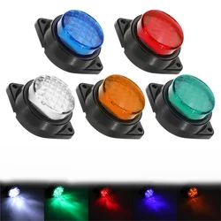 1PCS 24V Warning Light 6 LED Side Lights Clearance Trailer Orange White Red LED Truck Side Marker Lamp Truck Lorry