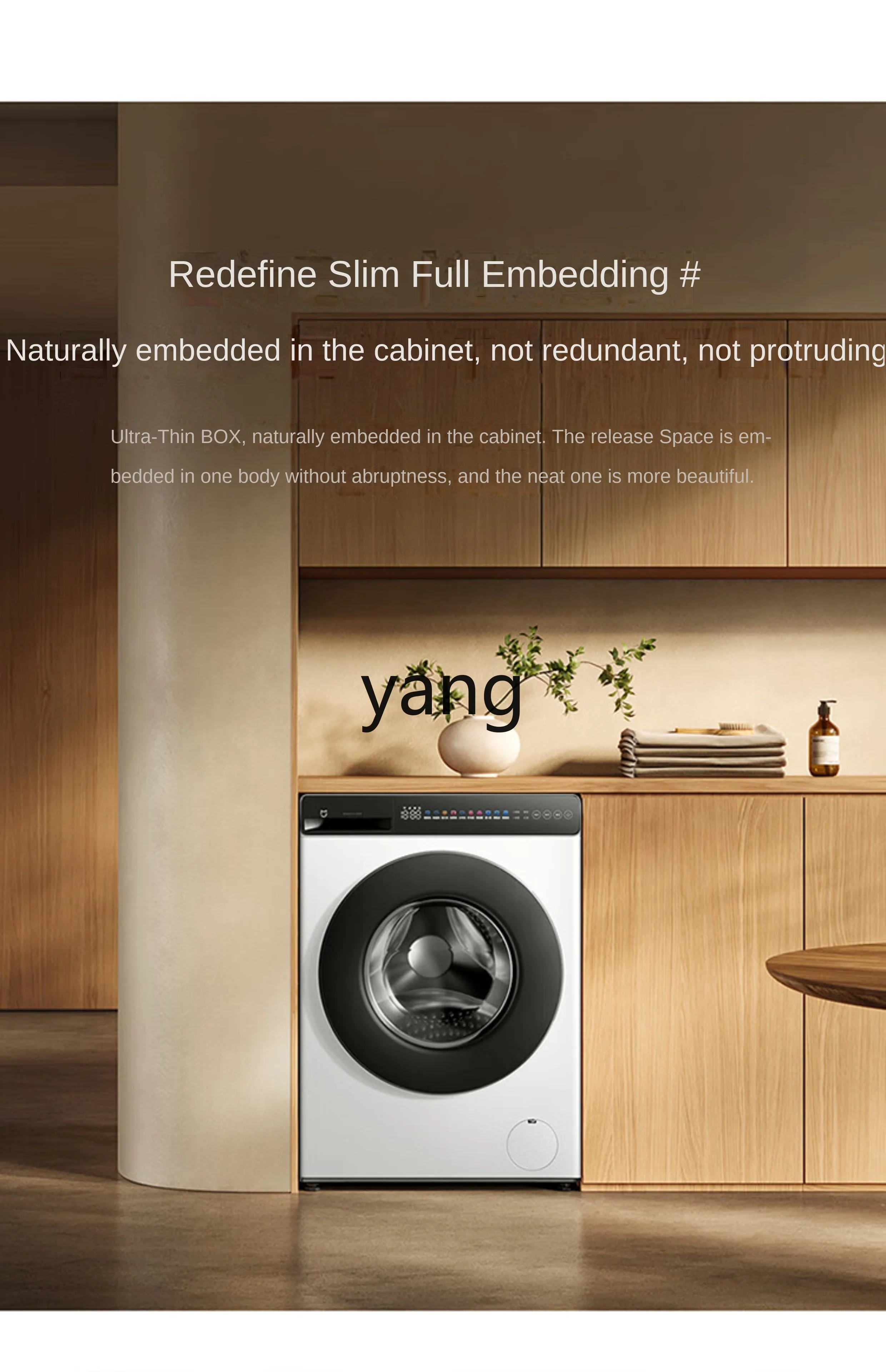 CX  Drum Washing Machine Upgraded Ultra-Clean Ultra-Thin Fully Embedded Automatic