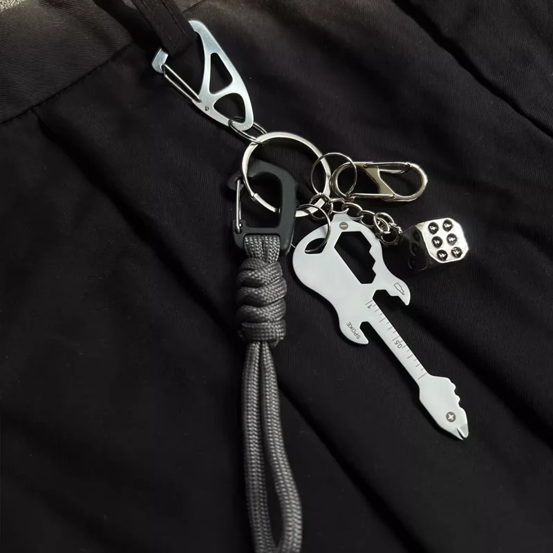 

New Arrival Guitar Multi-function Keychain Pendant For Man Women Gift