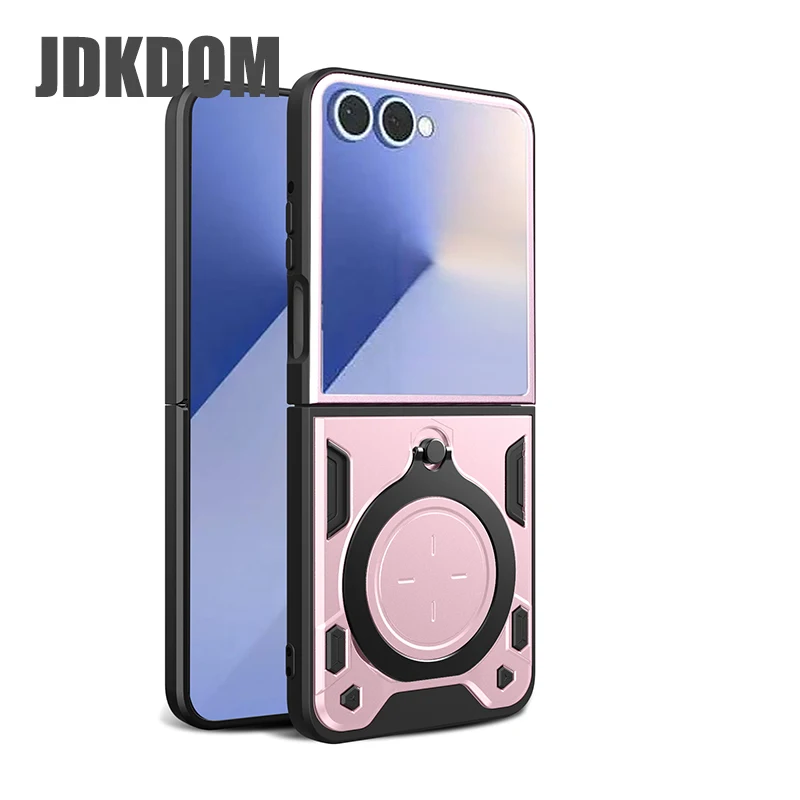 

JDKDOM Magnetic Stand Shockproof Case For Samsung Z Fold 7 6 5 4 Cover For Samsung Z Flip 7 6 5 4