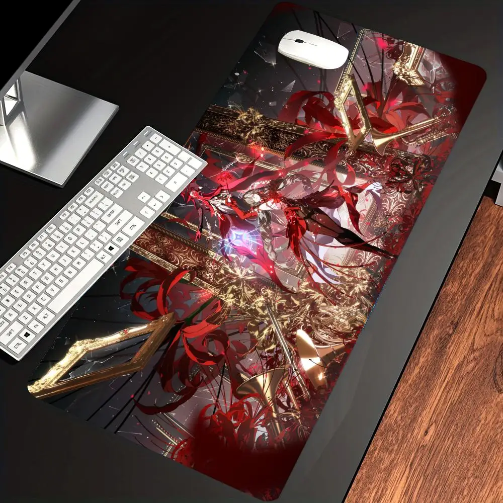 

HYBXAXC Wuthering Waves Phrolova hentai Sexy girl Mouse Pad Computer PC Keyboard Non-Slip Rubber Laptop Large Rubber Mousepad