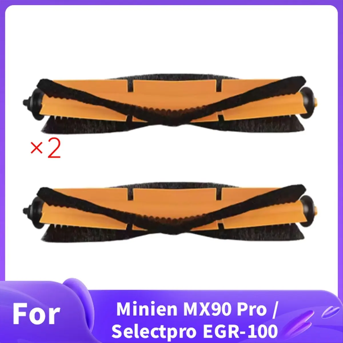 (MEOF) 2 Pcs Main Brush for Minien MX90 Pro / Selectpro EGR-100 Sweeping Machine Accessories
