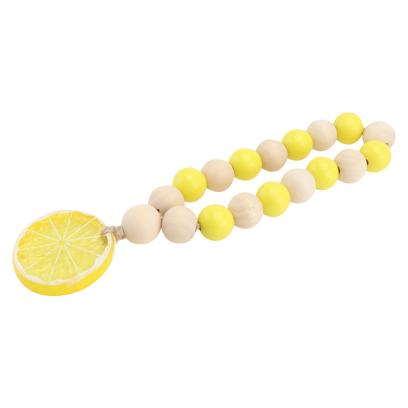 

Wooden Beads Baby Room Pendant Party Layout Wall Art Plastic Tassel String Lovely Beads Baptism Gift Home Decoration
