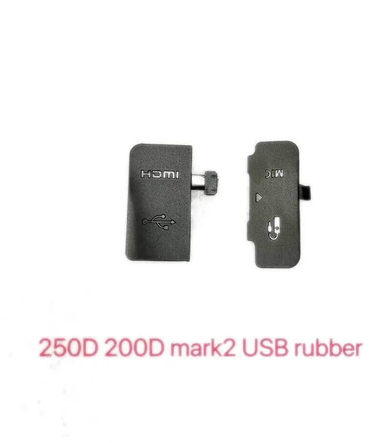 ใหม่ USB/รองรับ HDMI DC IN/VIDEO OUT ยางประตูด้านล่างสําหรับ CANON EOS 200D 250D Mark II ดิจิตอลส่วนกล้อง