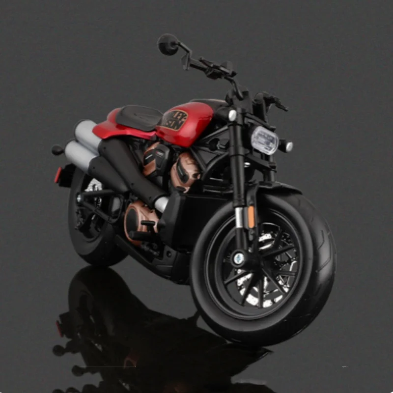 Maisto 1/12 Harley Davidson Sportster S 2024 Motorcycle Model Toy Vehicle Collection Shork-Absorber Off Road Toys Car