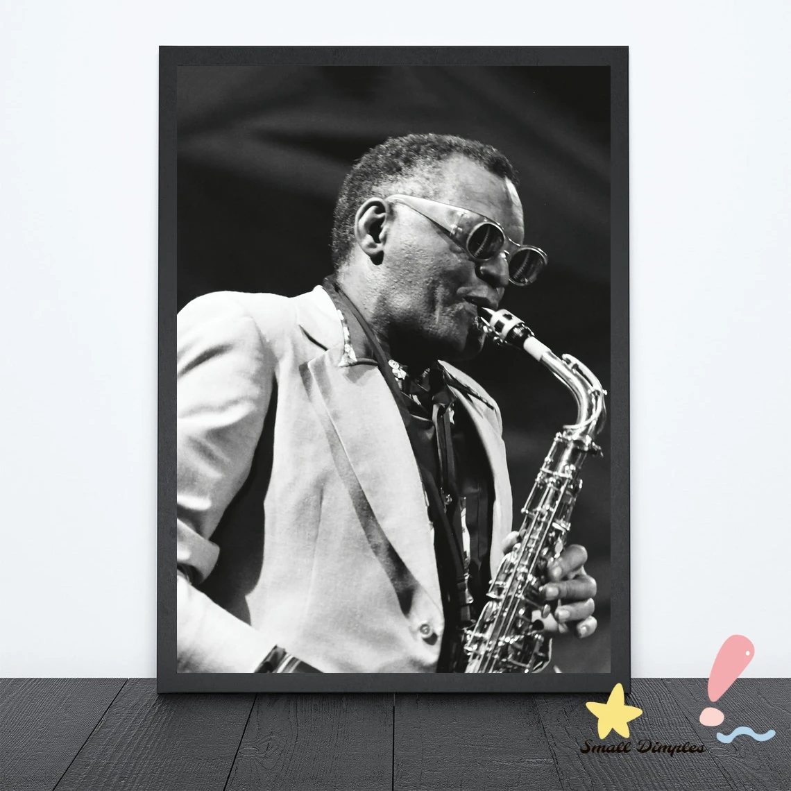 Ray Charles Music Star Poster Canvas Art Print Home Decoration Wall Painting ( No Frame )