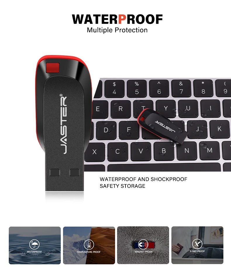 JASTER USB-Stick 4GB 8GB Pen Drive 16GB 32GB Pendrive 64GB 2.0 Geschenk-USB-Stick Großhandel Kleine Kapazität 128MB U-Disk – Detail 4