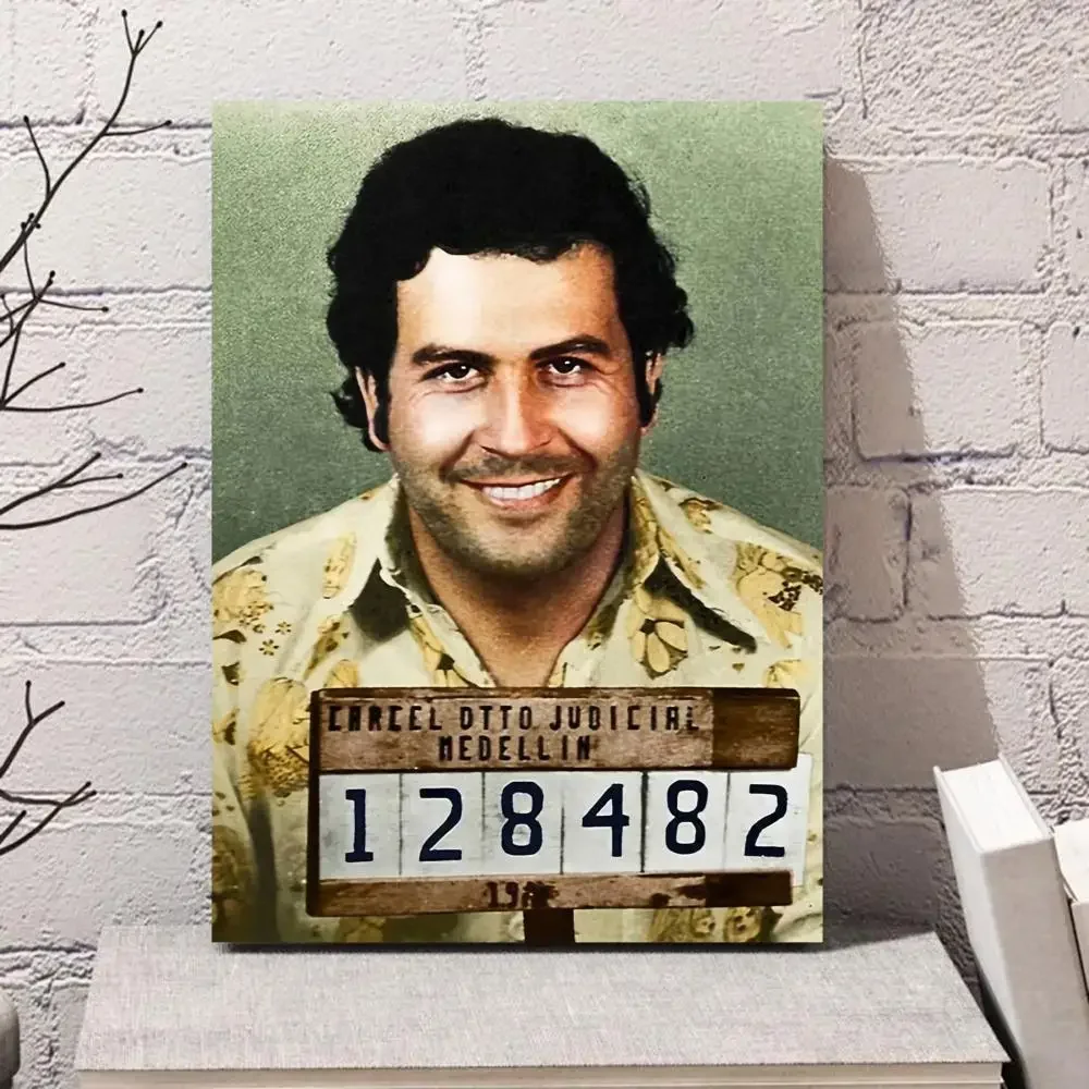 Classic Vintage , Wall Art, Drug Lords TV Series Pablo Escobar, Canvas Printed Poster, Home Living Room Bedroom Decoration