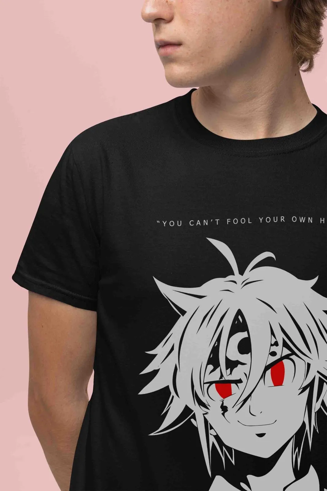 Seven Deadly Sins Shirt Meliodas Tshirt Ban T-Shirt Escanor Top Anime Unisex Tee