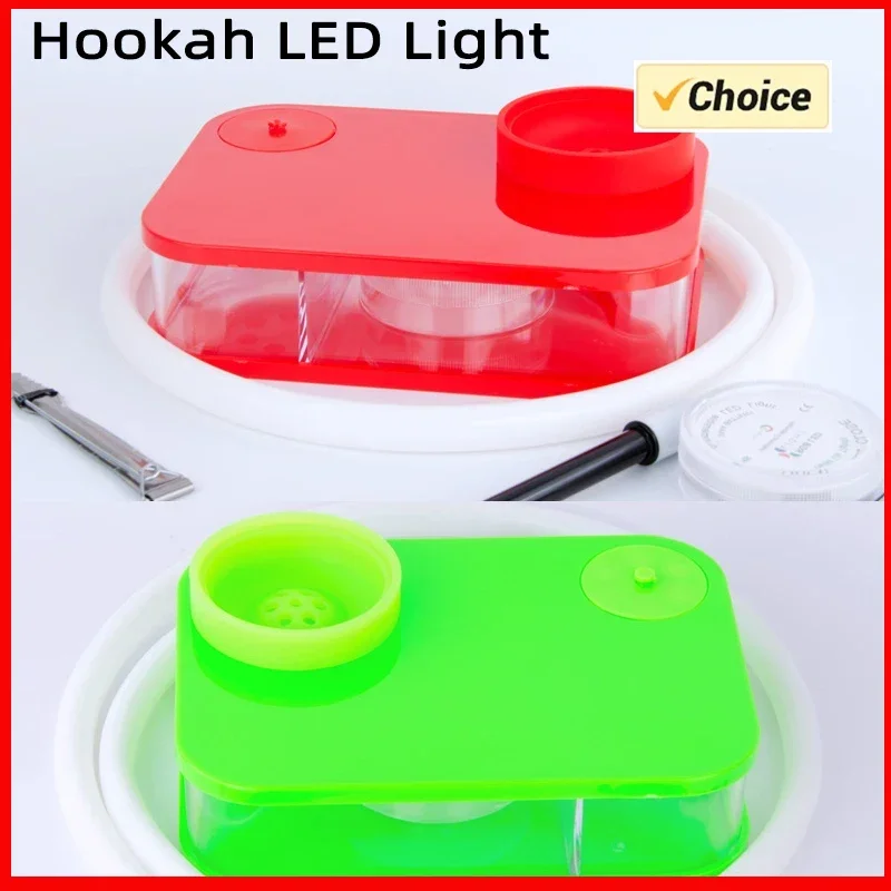 

Smoking Hookah Shisha Hookah LED Light Cachimba Water Pipe Chicha Hookah Kit Accessories For Smoking Кальян Acrylic Shisha