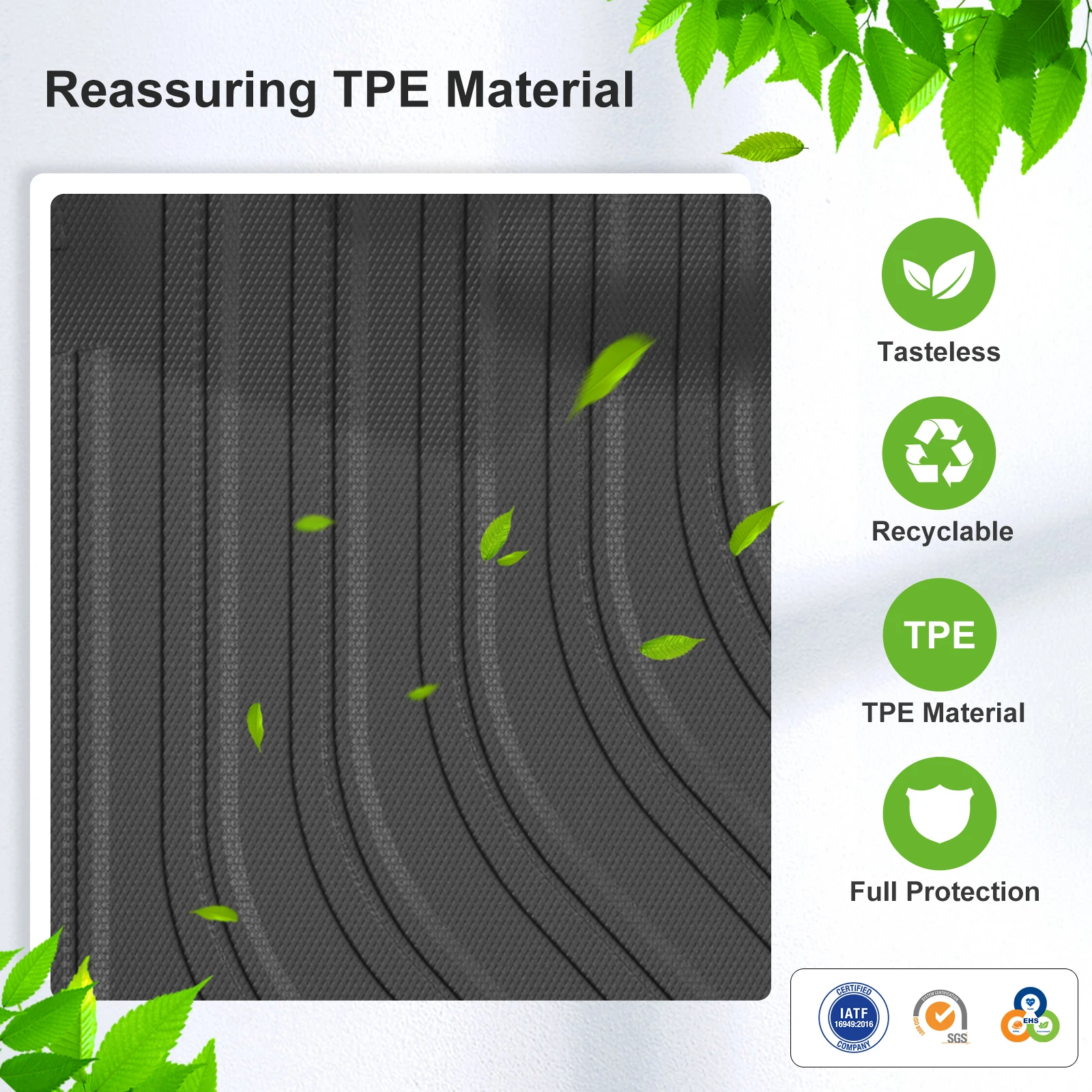 

Right Hand Drive for Toyota Yaris Cross HEV AC200 2025-2027 TPE Car All-Weather Floor Mats Trunk Pad Accessories Black