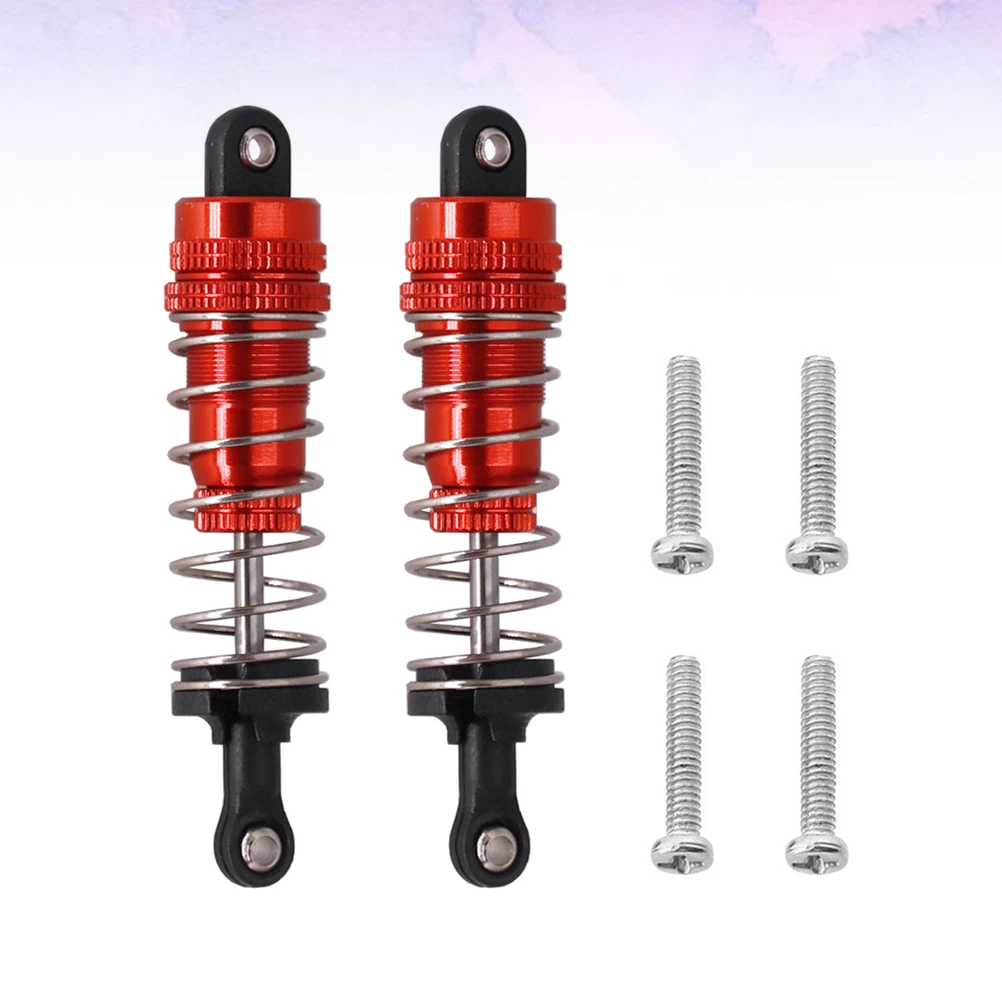 

1 Pair 1/14 144001 Universal Trunk Metal Front Rear Suspension Red For Rc Car Crawler Damper Absorber Lightweight Easy