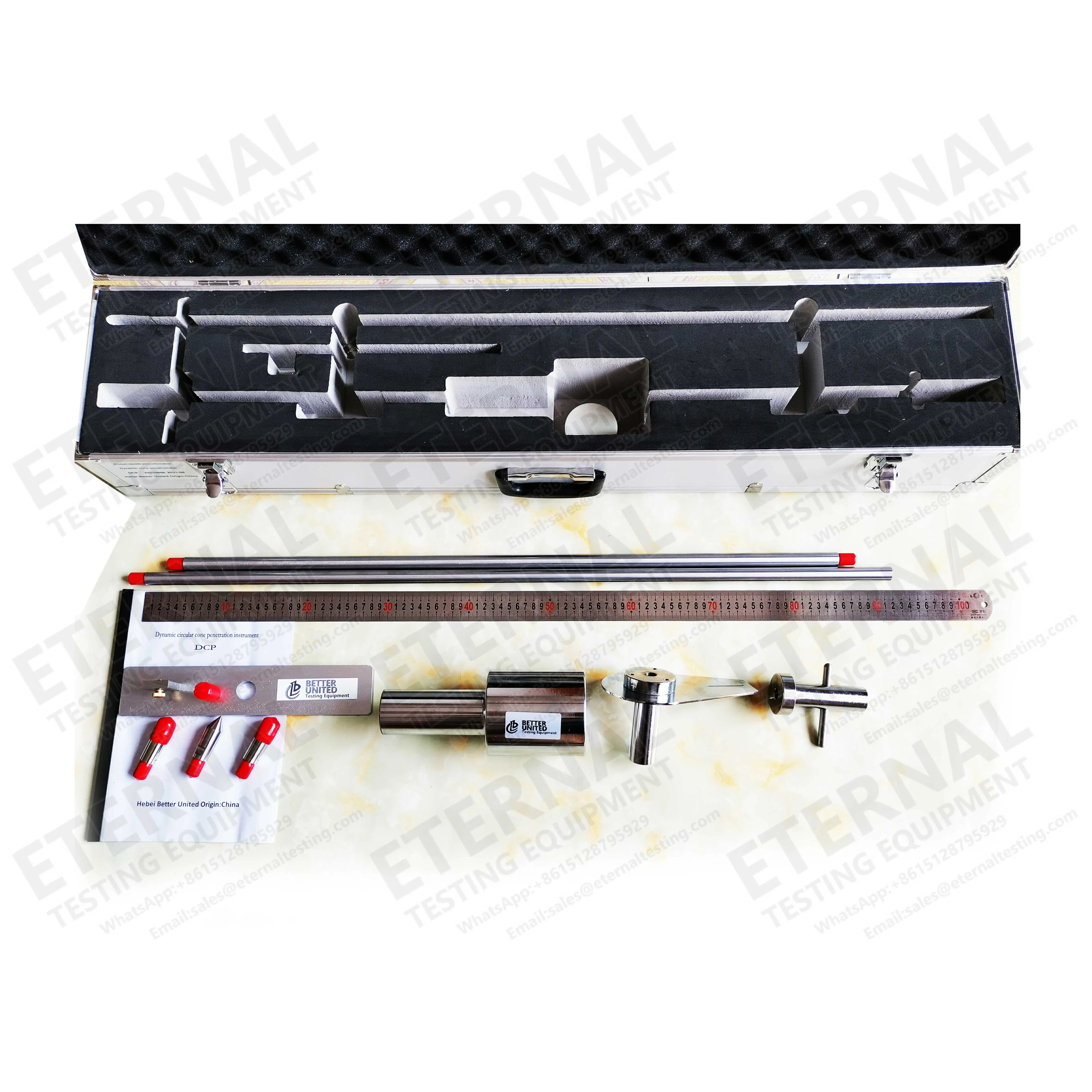 Automatic Dynamic Cone Penetrometer Electronic Soil Testing Machine with 1-Year Warranty Light Duty Cycle Continuity Measurement