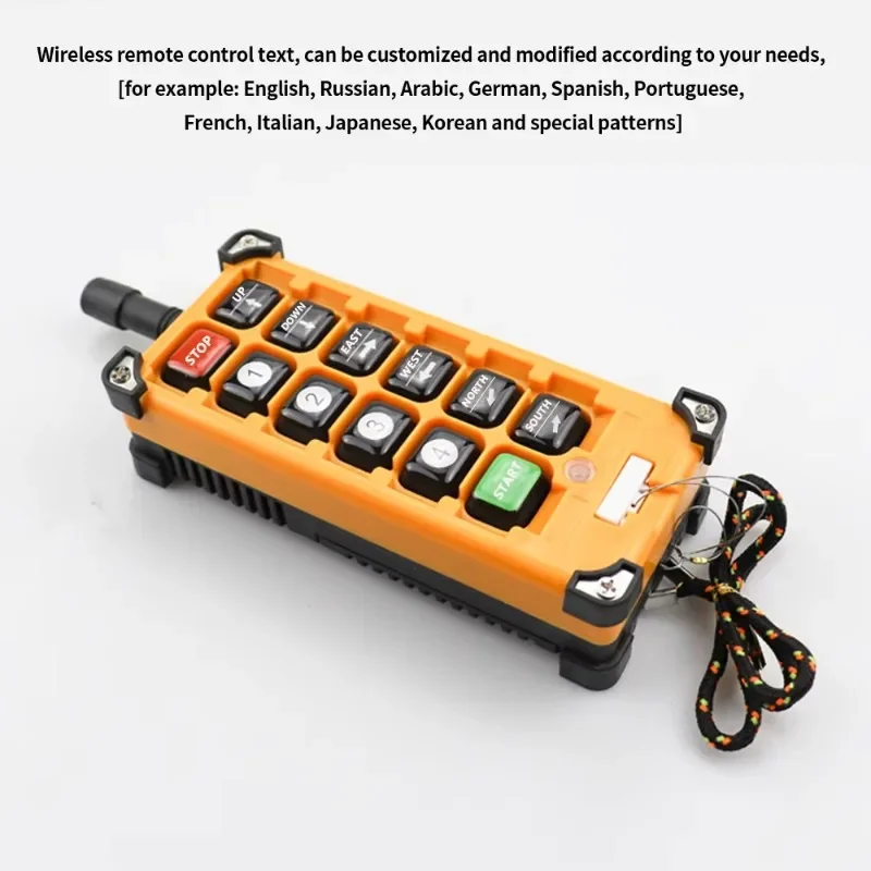 F23-BB radio frequency 433 wireless remote control motor crane wireless remote control radio two-speed crane remote control