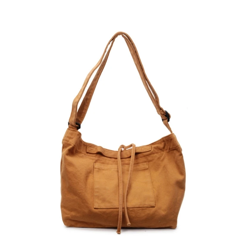 

A3PE Canvas Crossbody Bag for Women Large Capacity Shoulder Bag Simple Bag Fashion Shopping Bag Student School Bag