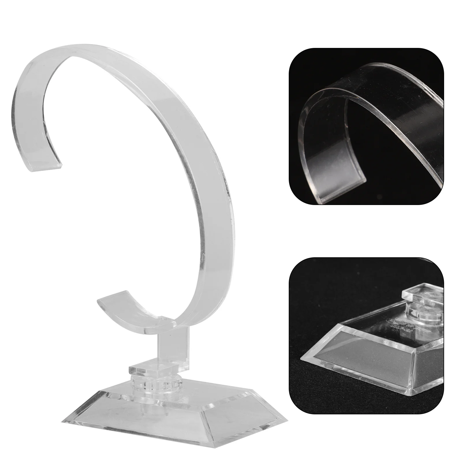 Watch Display Holder Acrylic Stand Smartwatch Bracelet Bangle Rack Clear Plastic Jewelry Organizer for Showcase