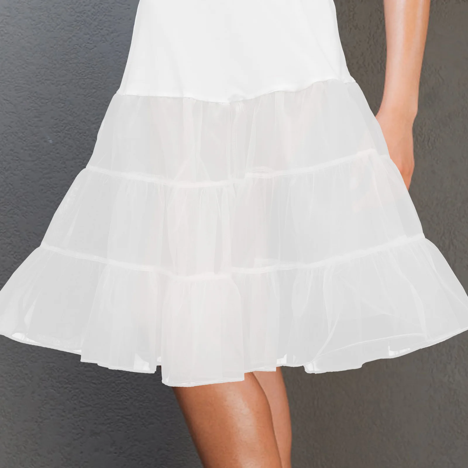 

Petticoat Girls Dress Underskirt Elastic Light Wedding Pet Costume Tulle Hoop Women Party Cosplay Tutu Skirt