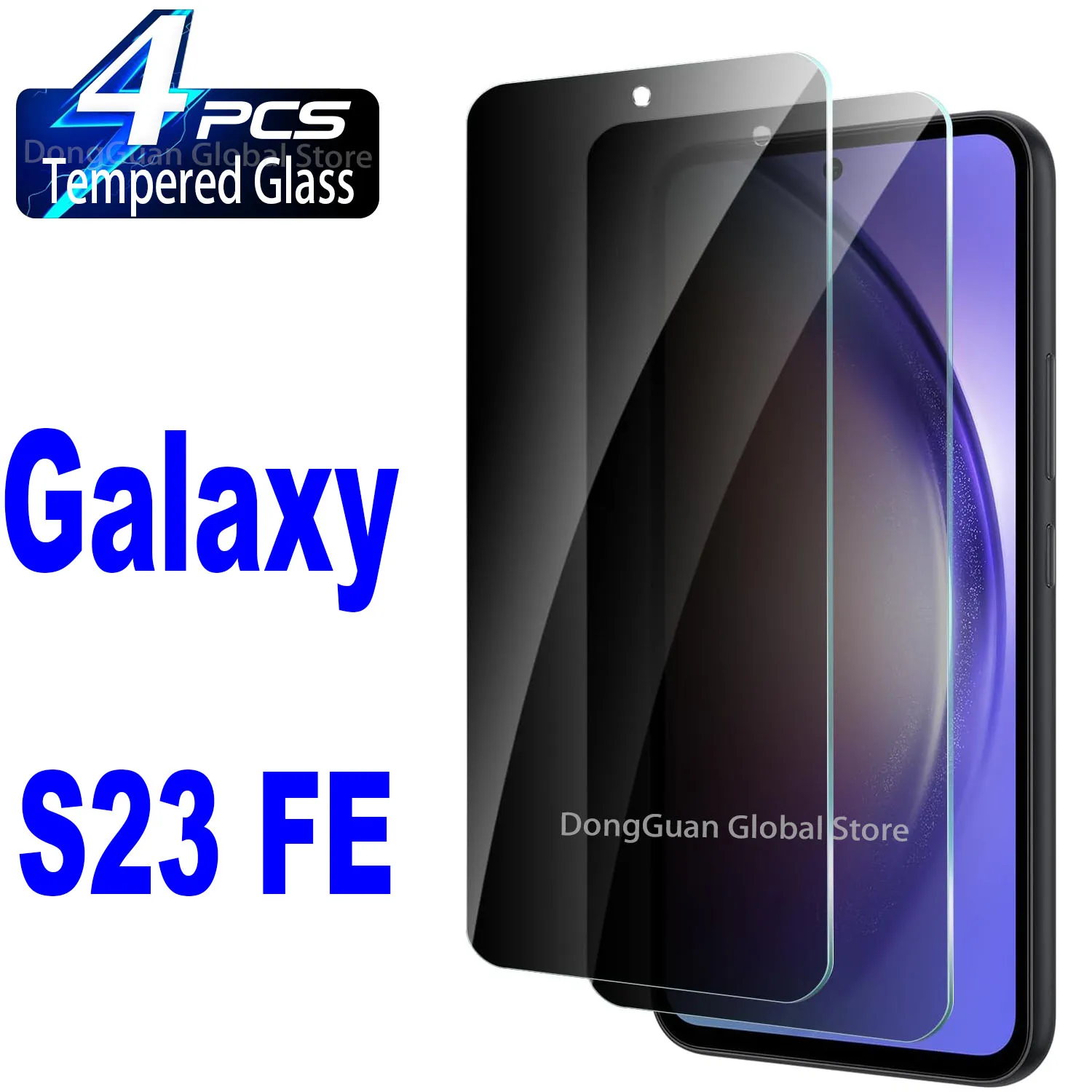 

For Samsung Galaxy S23 FE Anti Spy Tempered Glass Screen Protector Privacy Glass Film