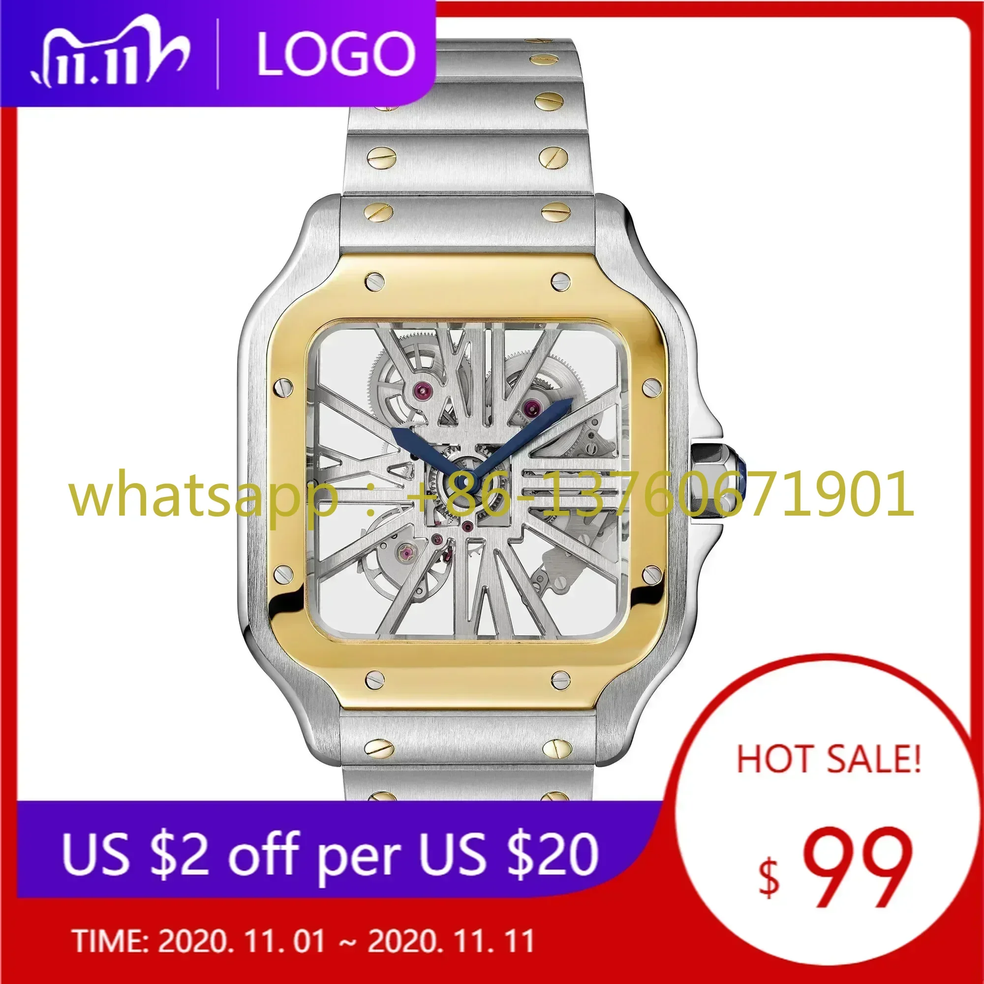 Рисунок 5 - Роскошные мужские кварцевые полые