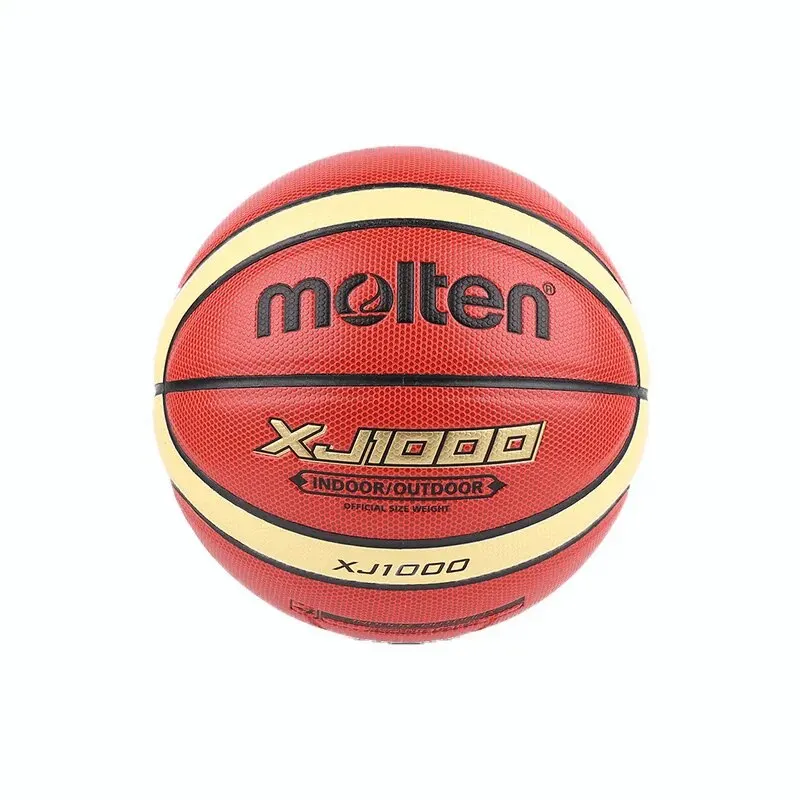 Molten-Ballon de basket-ball XJ1000 en cuir PU, taille 7/6/5, matériel pour extérieur, intérieur, match, entraînement, hommes, femmes, adolescent Baloncesto